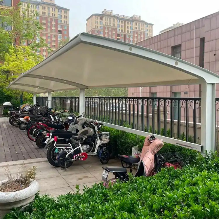 义马市膜结构电动车棚